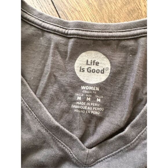 Life Is Good Moonshine V Neck - Picture 2 of 7